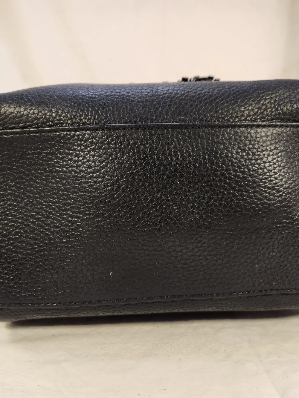 TORY BURCH THEA BLACK PEBBLED LEATHER TASSEL BACKPACK BAG PURSE EXCELLENT